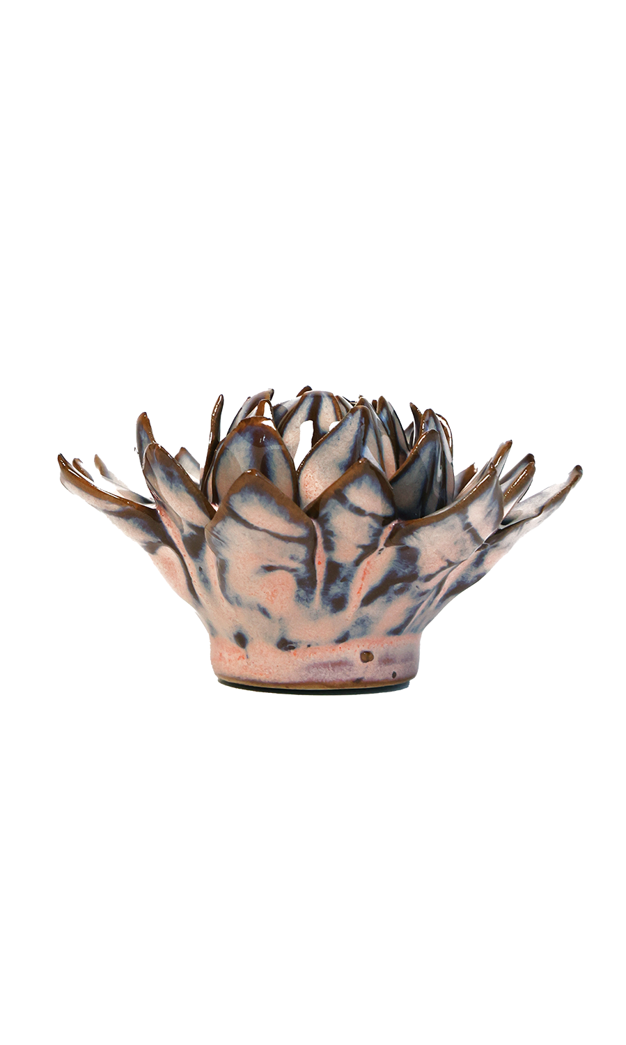 Blue Protea ceramic wall flower - Japan collection - Chive Ceramics Studio