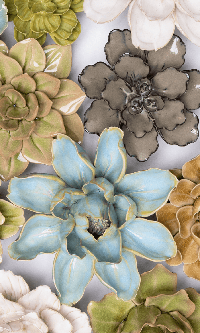 Osaka - Ceramic Flower Curated Collection - Chive Ceramics Studio - Ceramic Flower Sets - Chive Ceramics Studio