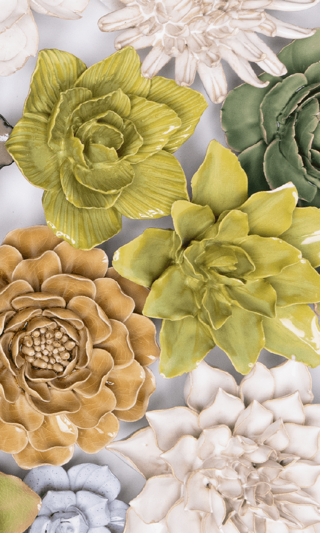 Tokyo - Ceramic Flower Curated Collection - Chive Ceramics Studio - Ceramic Flower Sets - Chive Ceramics Studio