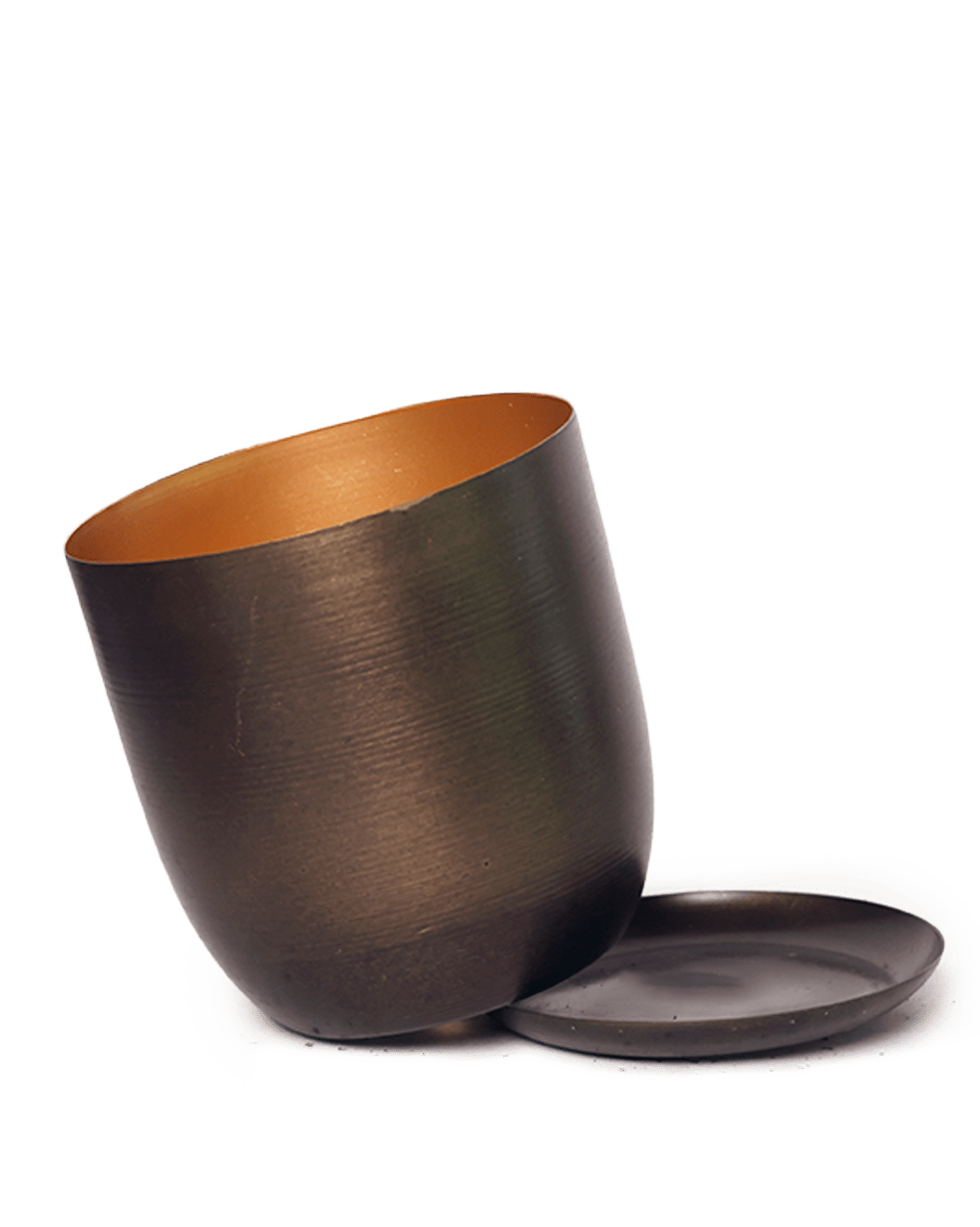 Joe Metal Pot With Drainage Hole | 3 & 5 inch - Chive Ceramics Studio - Pots - Chive Ceramics Studio