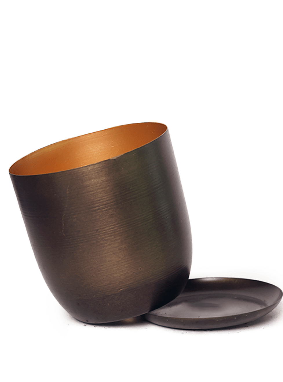 Joe Metal Pot With Drainage Hole | 3 & 5 inch - Chive Ceramics Studio - Pots - Chive Ceramics Studio