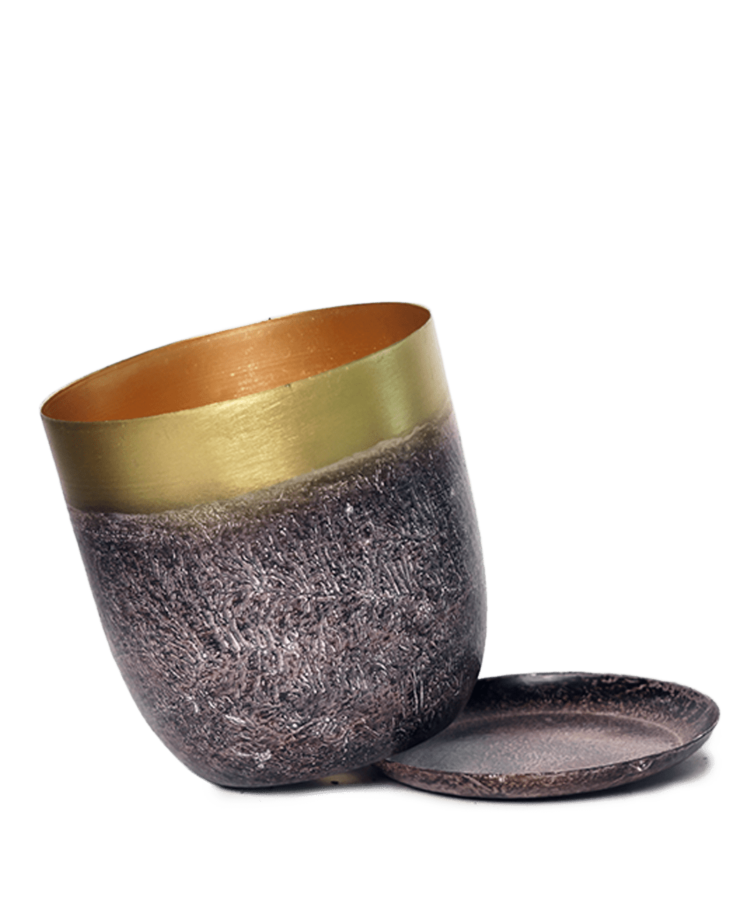 Joe Metal Pot With Drainage Hole | 3 & 5 inch - Chive Ceramics Studio - Pots - Chive Ceramics Studio