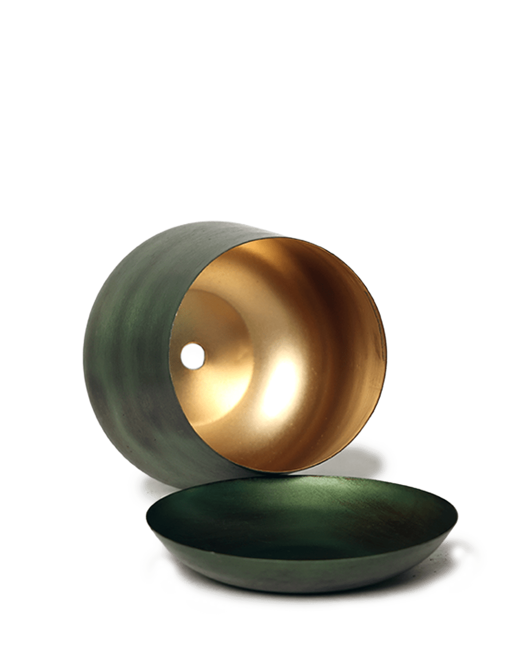 Joe Metal Pot With Drainage Hole | 3 & 5 inch - Chive Ceramics Studio - Pots - Chive Ceramics Studio