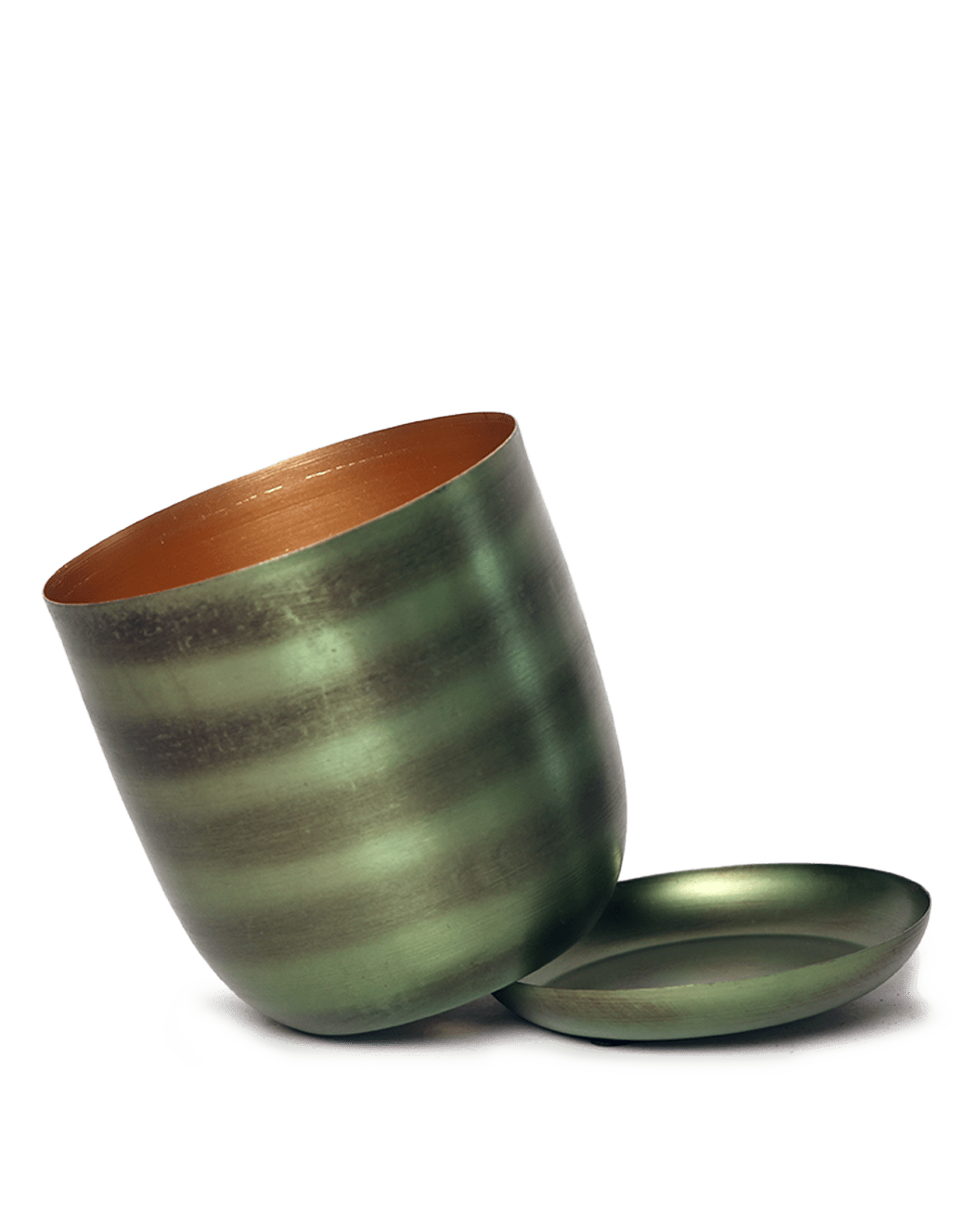 Joe Metal Pot With Drainage Hole | 3 & 5 inch - Chive Ceramics Studio - Pots - Chive Ceramics Studio