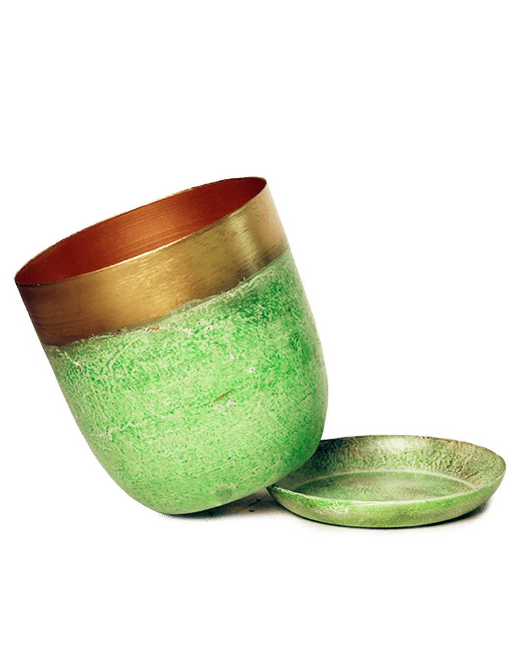 Joe Metal Pot With Drainage Hole | 3 & 5 inch - Chive Ceramics Studio - Pots - Chive Ceramics Studio