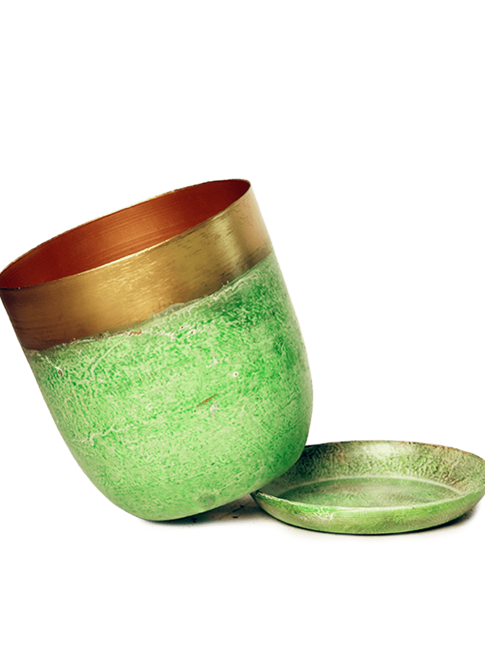 Joe Metal Pot With Drainage Hole | 3 & 5 inch - Chive Ceramics Studio - Pots - Chive Ceramics Studio