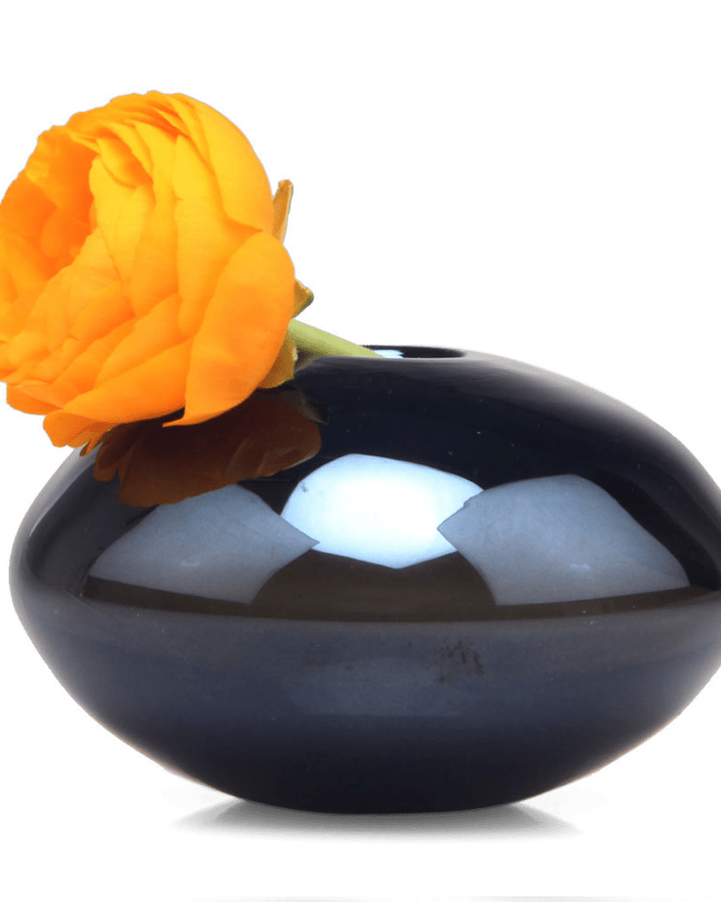 Jordan Glass Modern Flower Vase - Chive Ceramics Studio - Vases - Chive Ceramics Studio