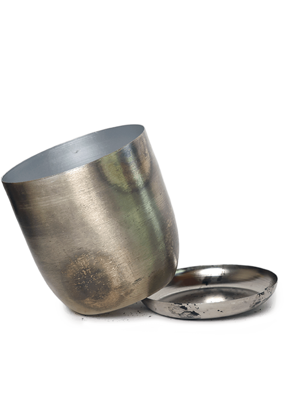 Joe Metal Pot With Drainage Hole | 3 & 5 inch - Chive Ceramics Studio - Pots - Chive Ceramics Studio