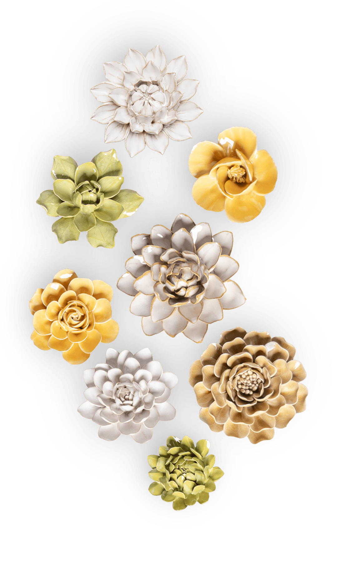 Kyoto - 8 Piece Curated Set - Chive Ceramics Studio - Ceramic Flower Sets - Chive Ceramics Studio