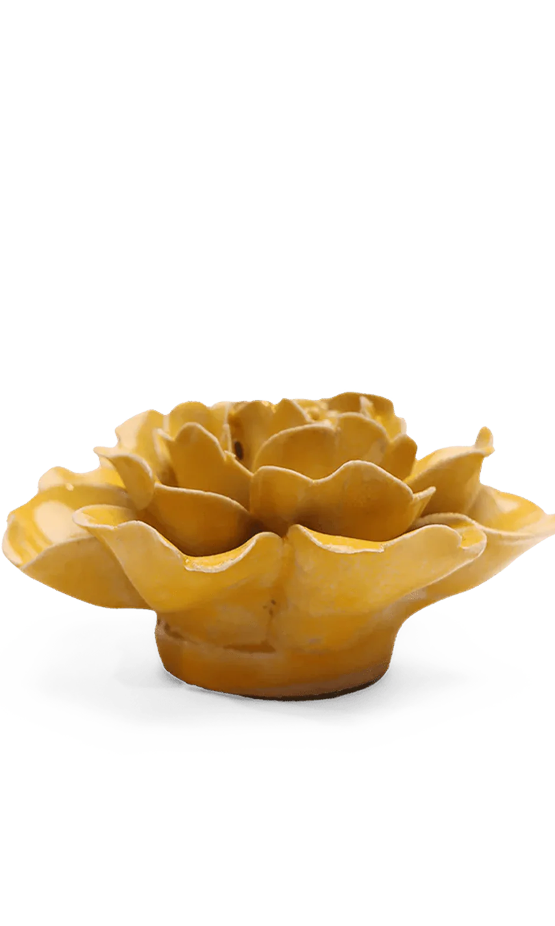 June Birth Flower - Rose ceramic wall flower — Birth Flower Collection — handmade by Chive Studio Toronto