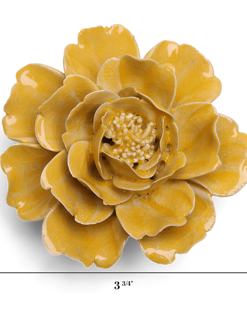 June Birth Flower - Rose ceramic wall flower — Birth Flower Collection — handmade by Chive Studio Toronto
