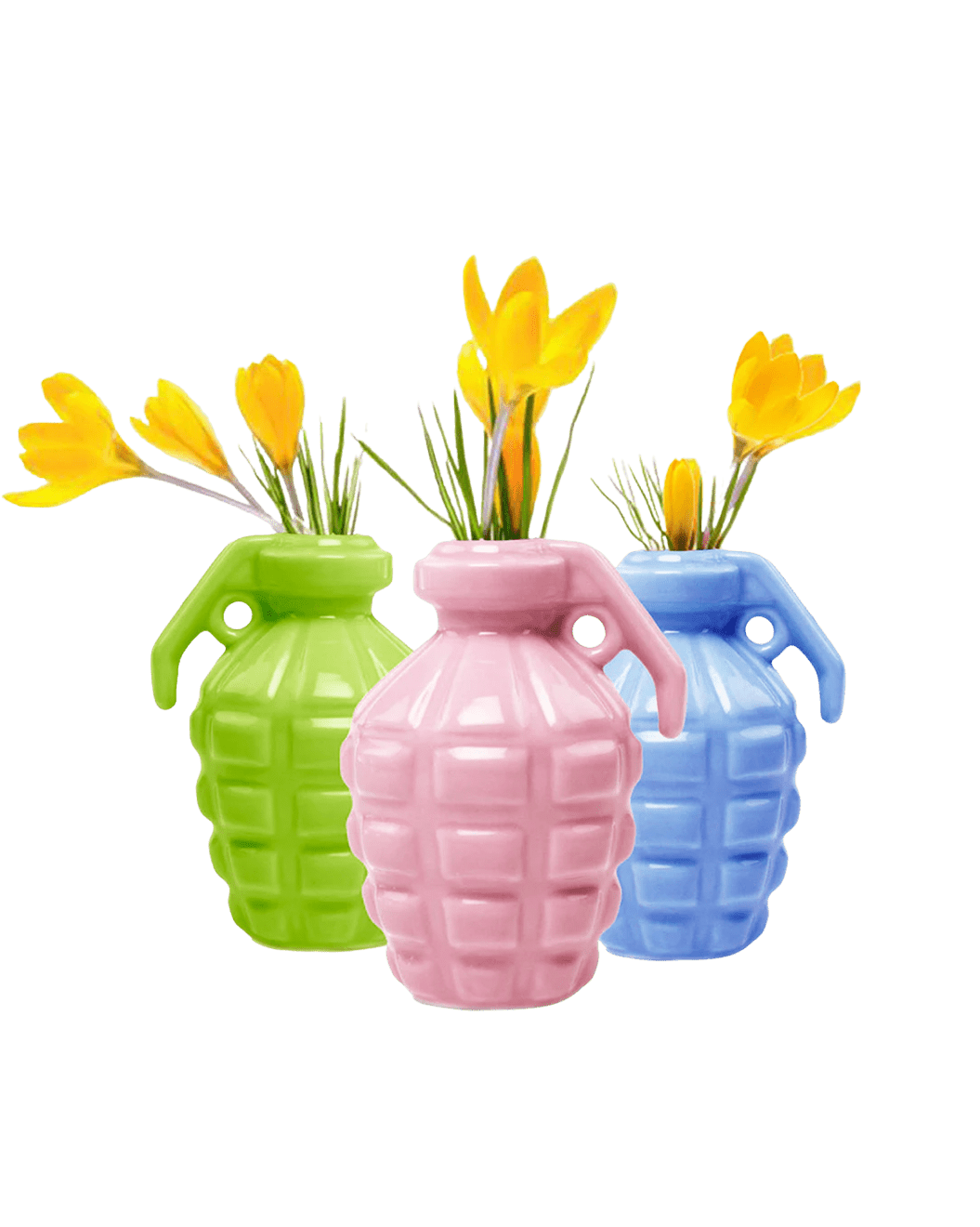 Kapow Ceramic Grenade Flower Vase Unique - Chive Ceramics Studio - Vases - Chive Ceramics Studio