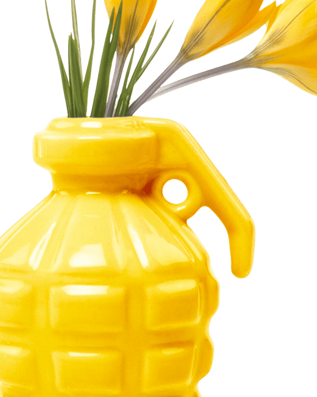 Kapow Ceramic Grenade Flower Vase Unique - Chive Ceramics Studio - Vases - Chive Ceramics Studio