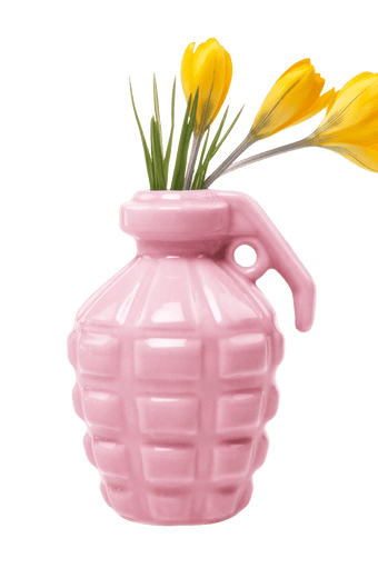 Kapow Ceramic Grenade Flower Vase Unique - Chive Ceramics Studio - Vases - Chive Ceramics Studio