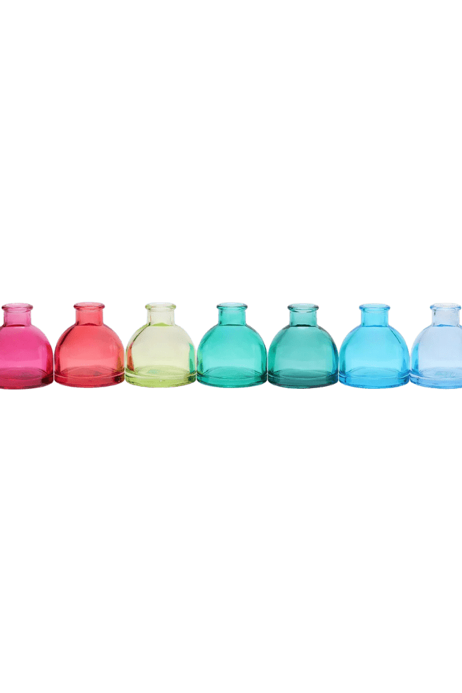 Loft Glass Bud Vase Jewel Tone 10pc Kits - Chive Ceramics Studio - Vases - Chive Ceramics Studio