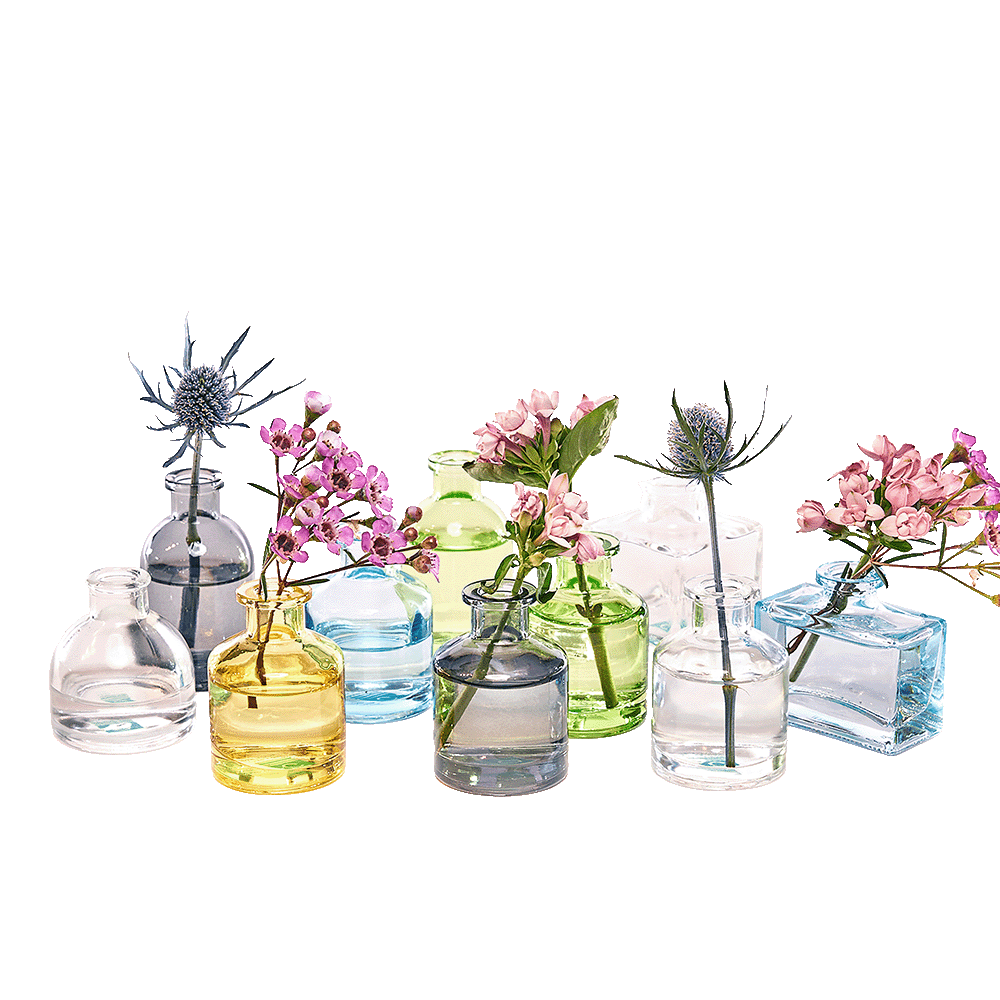 Loft Glass Vintage Bud Vases For Weddings - Chive Ceramics Studio - Vases - Chive Ceramics Studio