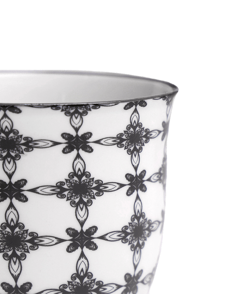 Liberte Porcelain Pot And Saucer Set With Drainage - Chive Ceramics Studio - Pots - Chive Ceramics Studio