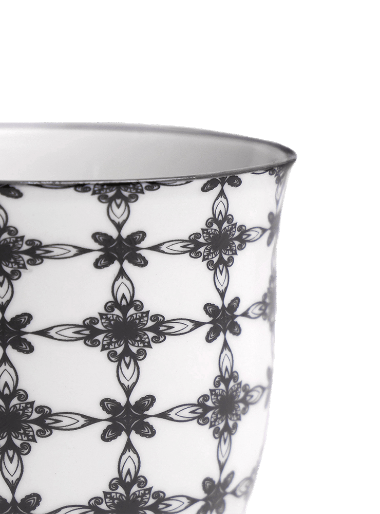 Liberte Porcelain Pot And Saucer Set With Drainage - Chive Ceramics Studio - Pots - Chive Ceramics Studio