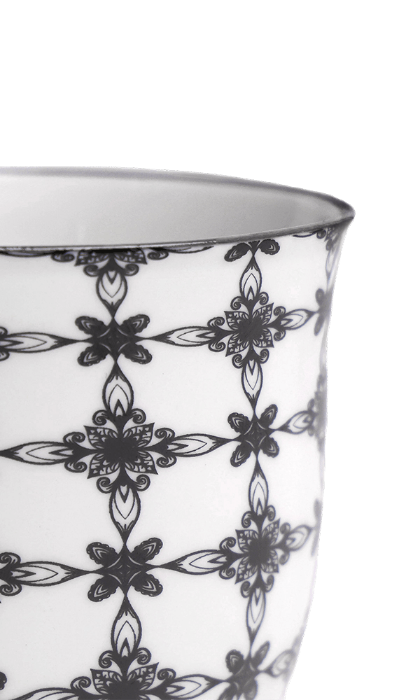 Liberte Porcelain Pot And Saucer Set With Drainage - Chive Ceramics Studio - Pots - Chive Ceramics Studio