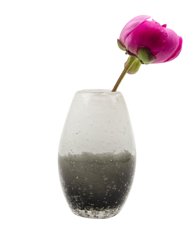 Ligne Glass Modern Flower Vase - Chive Ceramics Studio - Vases - Chive Ceramics Studio