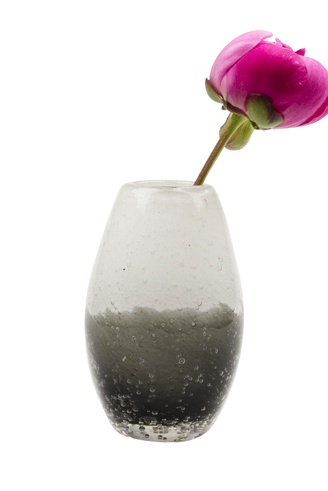 Ligne Glass Modern Flower Vase - Chive Ceramics Studio - Vases - Chive Ceramics Studio