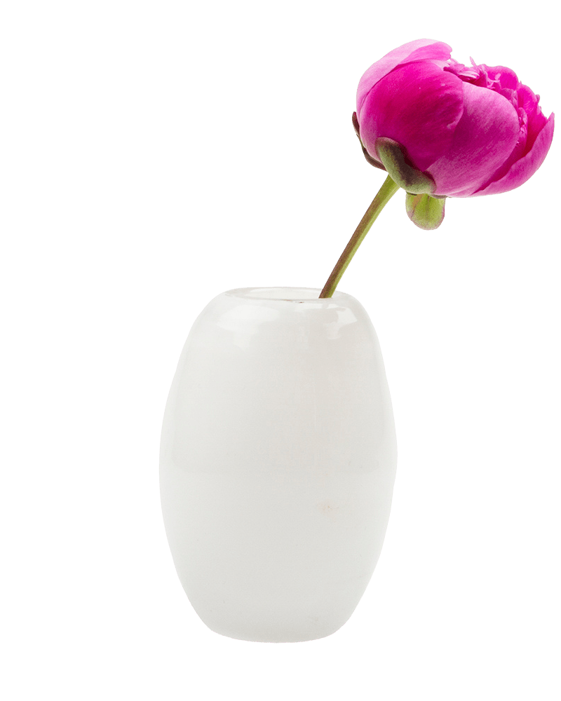 Ligne Glass Modern Flower Vase - Chive Ceramics Studio - Vases - Chive Ceramics Studio