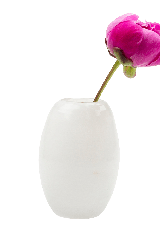 Ligne Glass Modern Flower Vase - Chive Ceramics Studio - Vases - Chive Ceramics Studio