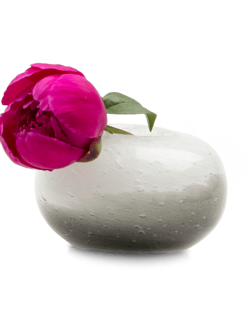 Ligne Glass Modern Flower Vase - Chive Ceramics Studio - Vases - Chive Ceramics Studio