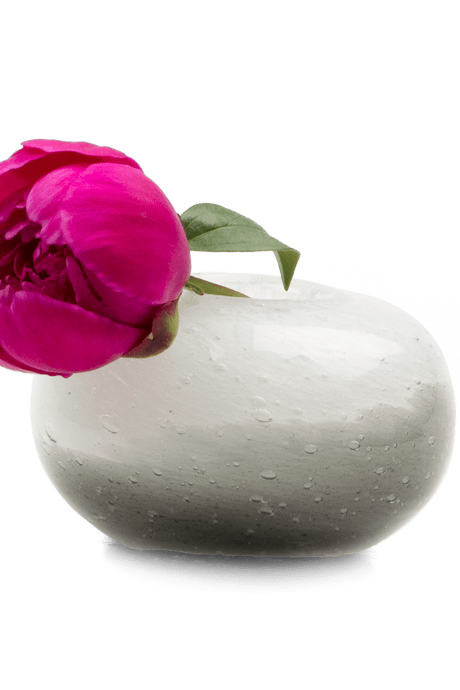 Ligne Glass Modern Flower Vase - Chive Ceramics Studio - Vases - Chive Ceramics Studio