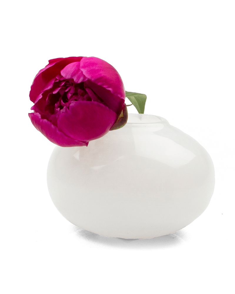 Ligne Glass Modern Flower Vase - Chive Ceramics Studio - Vases - Chive Ceramics Studio