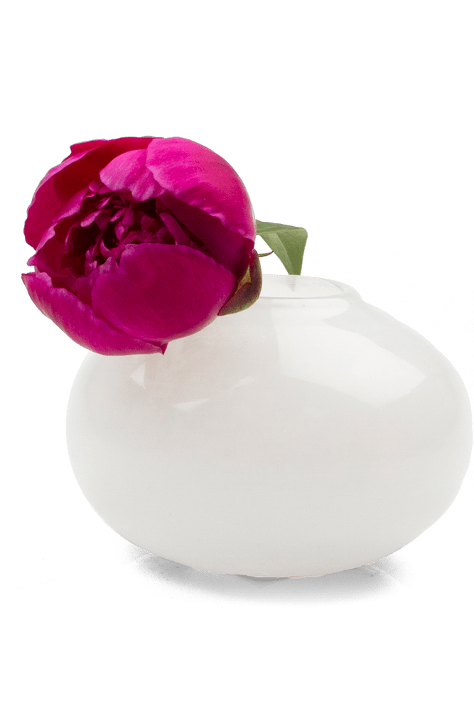 Ligne Glass Modern Flower Vase - Chive Ceramics Studio - Vases - Chive Ceramics Studio