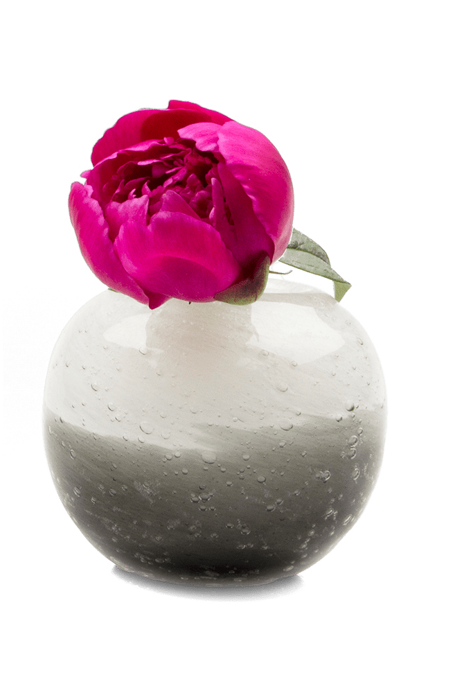 Ligne Glass Modern Flower Vase - Chive Ceramics Studio - Vases - Chive Ceramics Studio