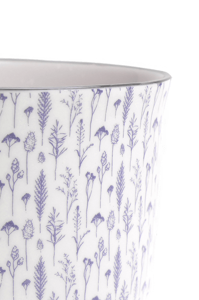 Liberte Porcelain Pot And Saucer Set With Drainage - Chive Ceramics Studio - Pots - Chive Ceramics Studio