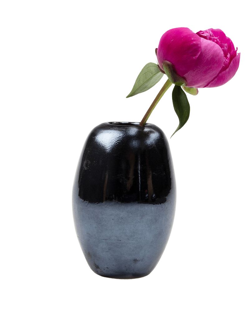 Ligne Glass Modern Flower Vase - Chive Ceramics Studio - Vases - Chive Ceramics Studio