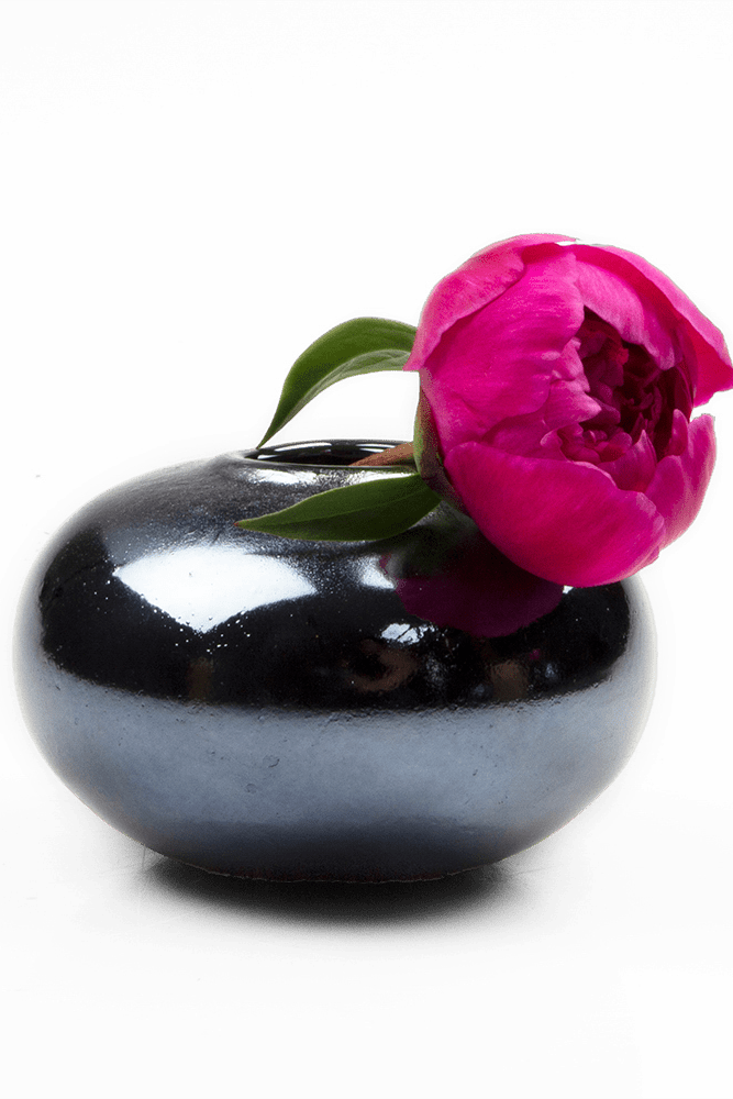 Ligne Glass Modern Flower Vase - Chive Ceramics Studio - Vases - Chive Ceramics Studio