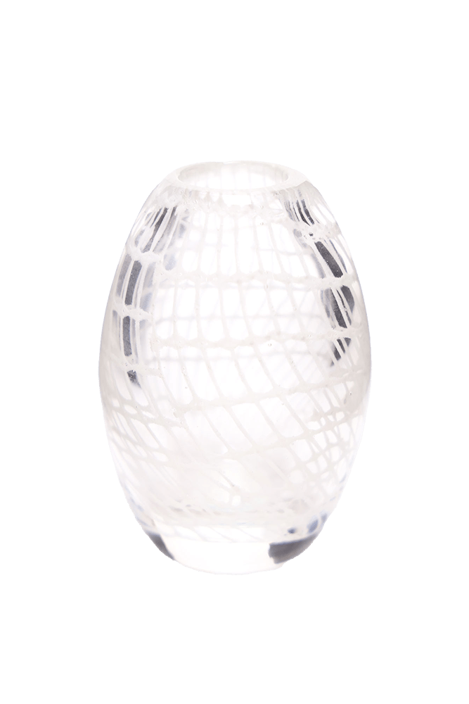 Ligne Glass Modern Flower Vase - Chive Ceramics Studio - Vases - Chive Ceramics Studio
