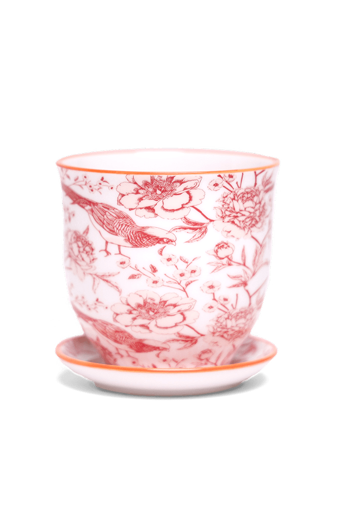 Liberte Porcelain Pot And Saucer Set With Drainage | 3.25 inch - Chive Ceramics Studio - Pots - Chive Ceramics Studio