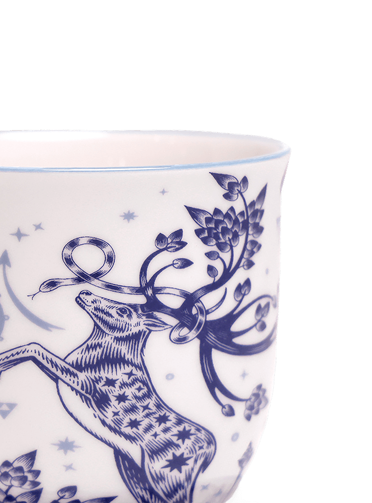 Liberte 5 Porcelain Pot And Saucer With Drainage - Chive Ceramics Studio - Pots - Chive Ceramics Studio