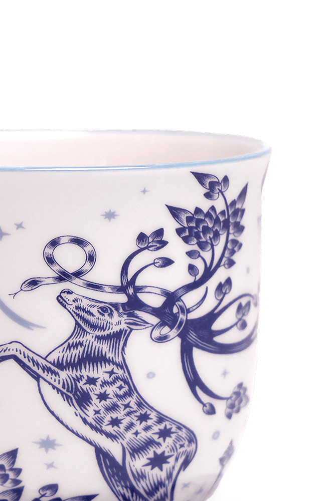 Liberte 5 Porcelain Pot And Saucer With Drainage - Chive Ceramics Studio - Pots - Chive Ceramics Studio