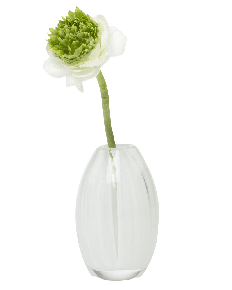 Ligne Glass Modern Flower Vase - Chive Ceramics Studio - Vases - Chive Ceramics Studio