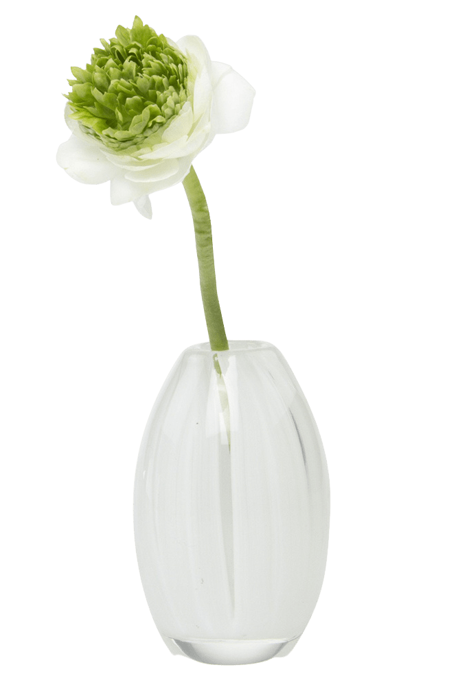 Ligne Glass Modern Flower Vase - Chive Ceramics Studio - Vases - Chive Ceramics Studio