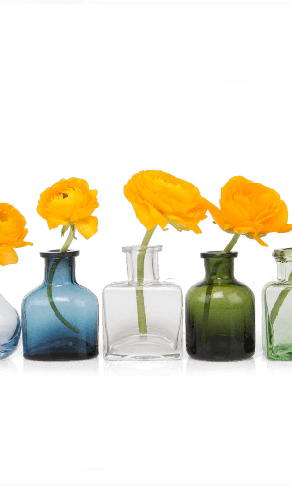 Loft Glass Vintage Bud Vases For Weddings - Chive Ceramics Studio - Vases - Chive Ceramics Studio