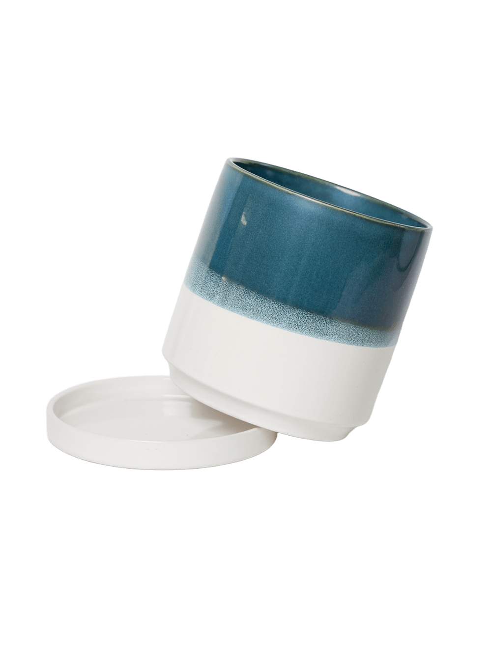 Minute Ceramic Pot And Saucer Set With Drainage | 6, 7, & 8 inch - Chive Ceramics Studio - Pots - Chive Ceramics Studio