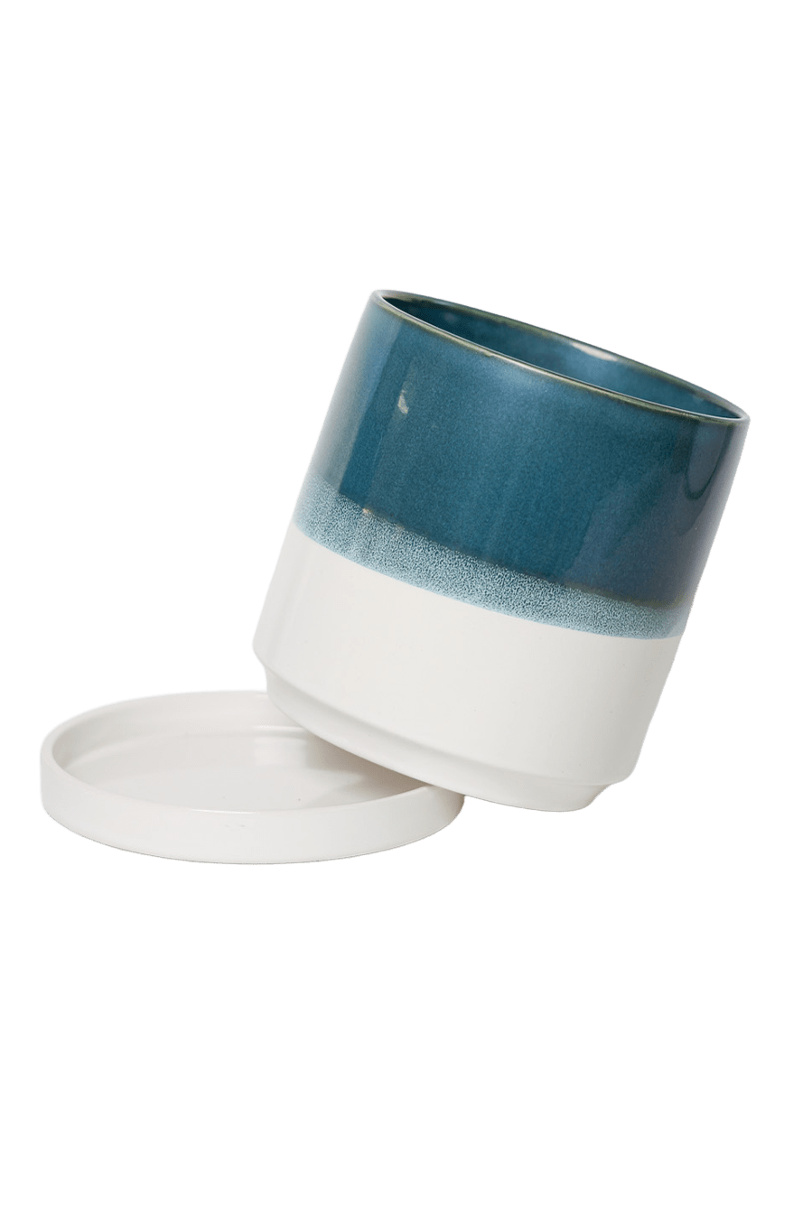 Minute Ceramic Pot And Saucer Set With Drainage | 6, 7, & 8 inch - Chive Ceramics Studio - Pots - Chive Ceramics Studio