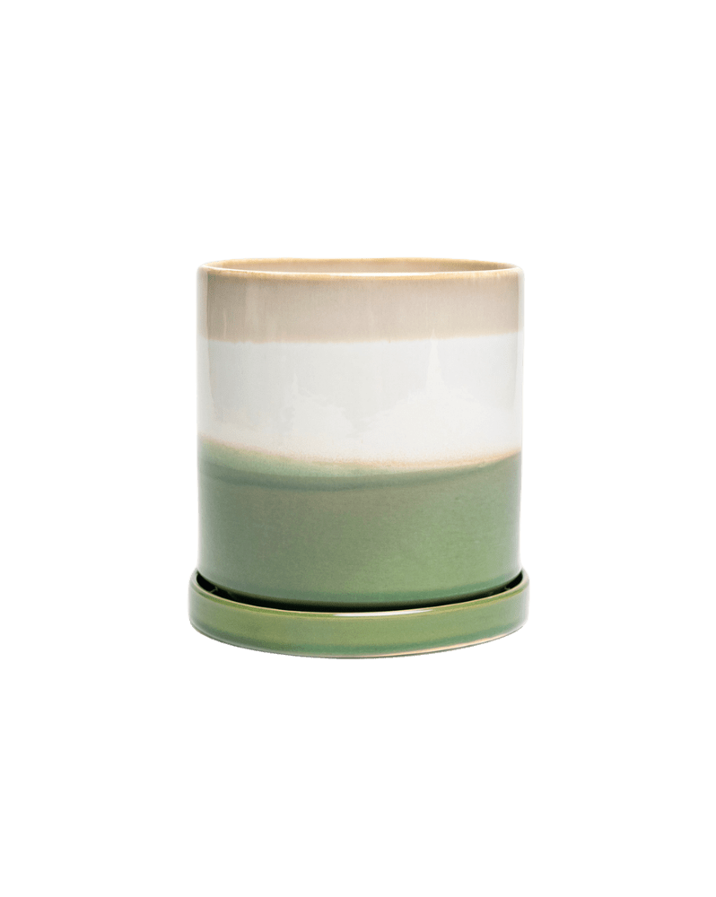 Minute Ceramic Pot And Saucer Set With Drainage - Chive Ceramics Studio - Pots - Chive Ceramics Studio