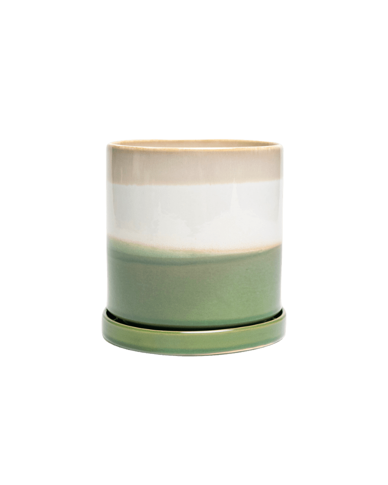 Minute Ceramic Pot And Saucer Set With Drainage - Chive Ceramics Studio - Pots - Chive Ceramics Studio