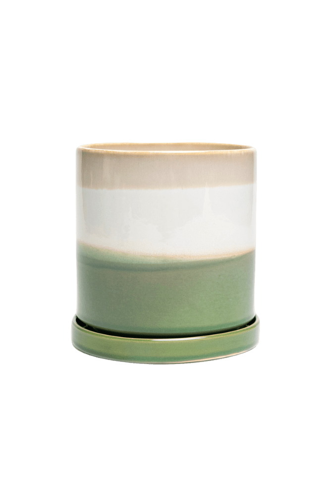 Minute Ceramic Pot And Saucer Set With Drainage - Chive Ceramics Studio - Pots - Chive Ceramics Studio