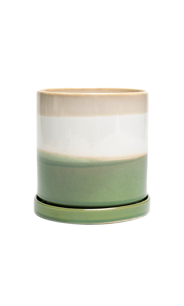 Minute Ceramic Pot And Saucer Set With Drainage - Chive Ceramics Studio - Pots - Chive Ceramics Studio