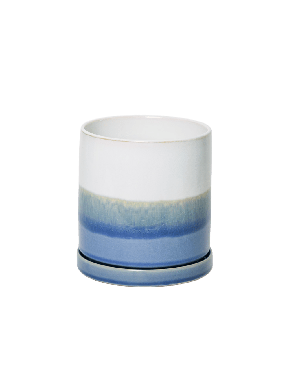 Minute Ceramic Pot And Saucer Set With Drainage | 6, 7, & 8 inch - Chive Ceramics Studio - Pots - Chive Ceramics Studio