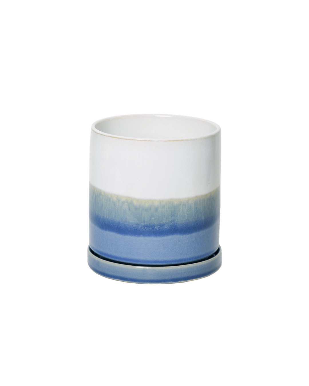 Minute Ceramic Pot And Saucer Set With Drainage | 6, 7, & 8 inch - Chive Ceramics Studio - Pots - Chive Ceramics Studio